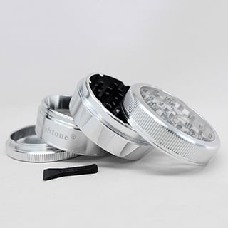 SharpStone Clear Top Grinder - Silver