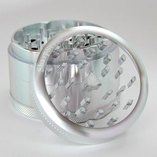 SharpStone 2.0 Clear Top Grinder - Silver