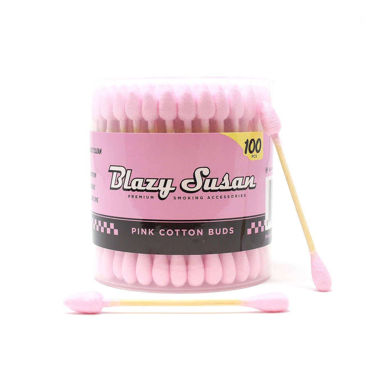 Blazy Susan Pink Cotton Buds - 100pk