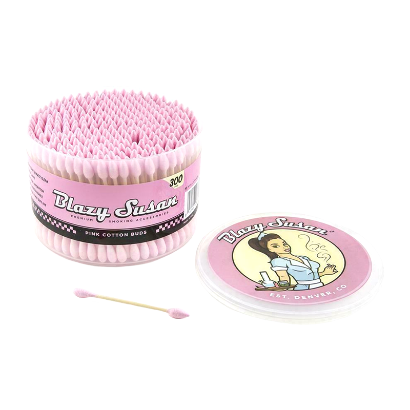 Blazy Susan Pink Cotton Buds - 300pk