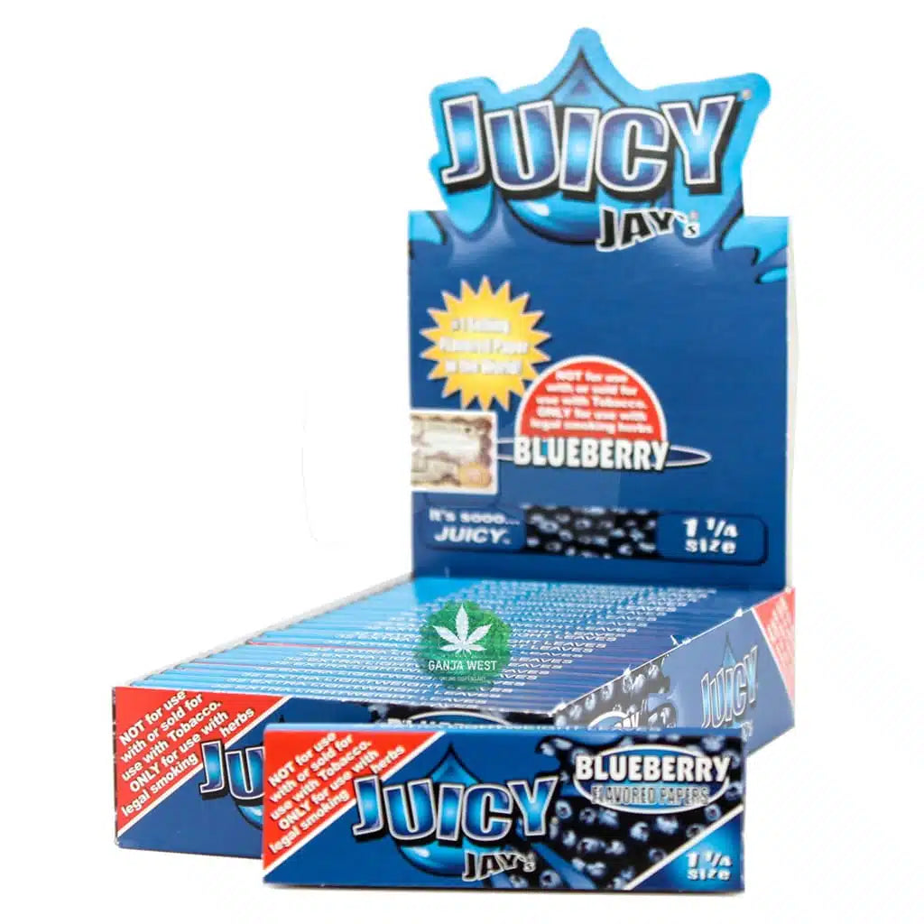 Juicy Jay's Flavored Papers 1 1/4 Size - Blueberry