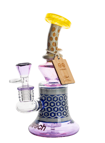 Cheech Purple Pattern Bubbler