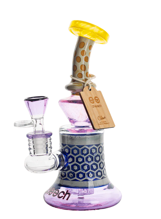 Cheech Purple Pattern Bubbler