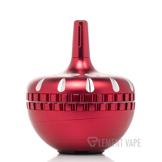 Cheech 4-Piece Spin Top Grinder - Red