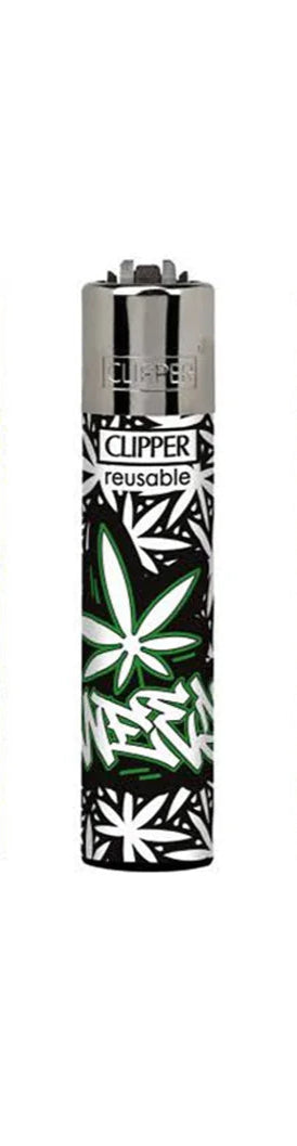 Clipper Lighters - Graffiti Leaves