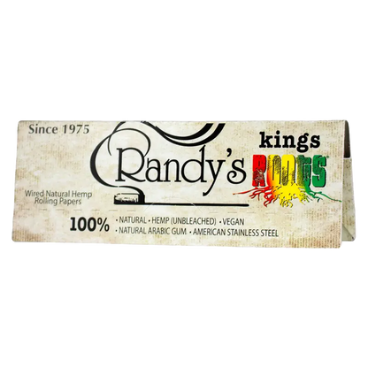 Randy's Roots Hemp Wired Rolling Papers - King Size