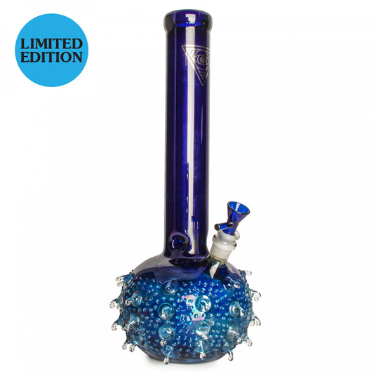 Red Eye Glass Blowfish Bubble Bong