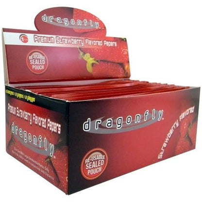 Dragonfly Premium Flavoured Papers - Strawberry