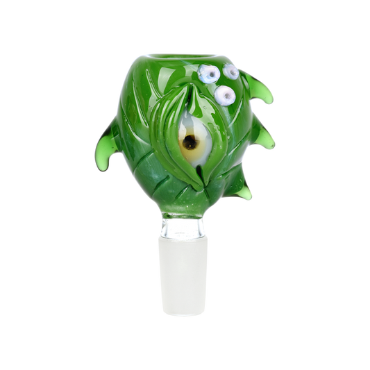 Horned Ogre Eye Bowl - Green