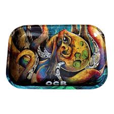 OCB "Limited Edition" Rolling Tray - Octopus 2