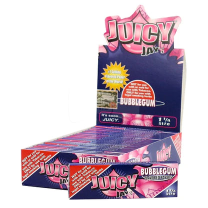 Juicy Jay's Flavored Papers 1 1/4 Size - Bubblegum