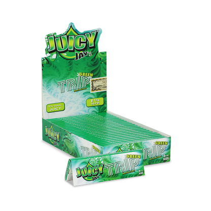 Juicy Jay's Flavored Papers 1 1/4 Size - Green Trip