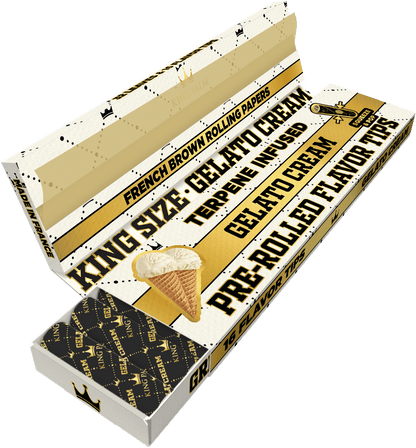 King Palm Papers with Flavor Tips King Size - Gelato Cream