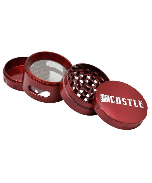 Castle Glassworks Grinder - Red