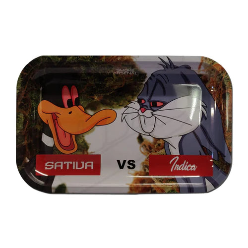 Bugs Bunny "Sativa vs Indica" Rolling Tray