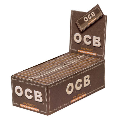 OCB Virgin Rolling Papers (Unbleached) - 1 1/4 Size