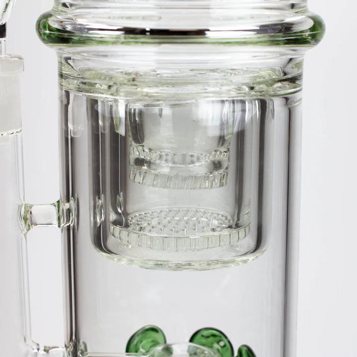 H2O Double Layered Honeycomb Perc - Green