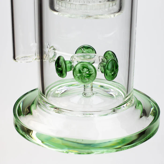 H2O Double Layered Honeycomb Perc - Green