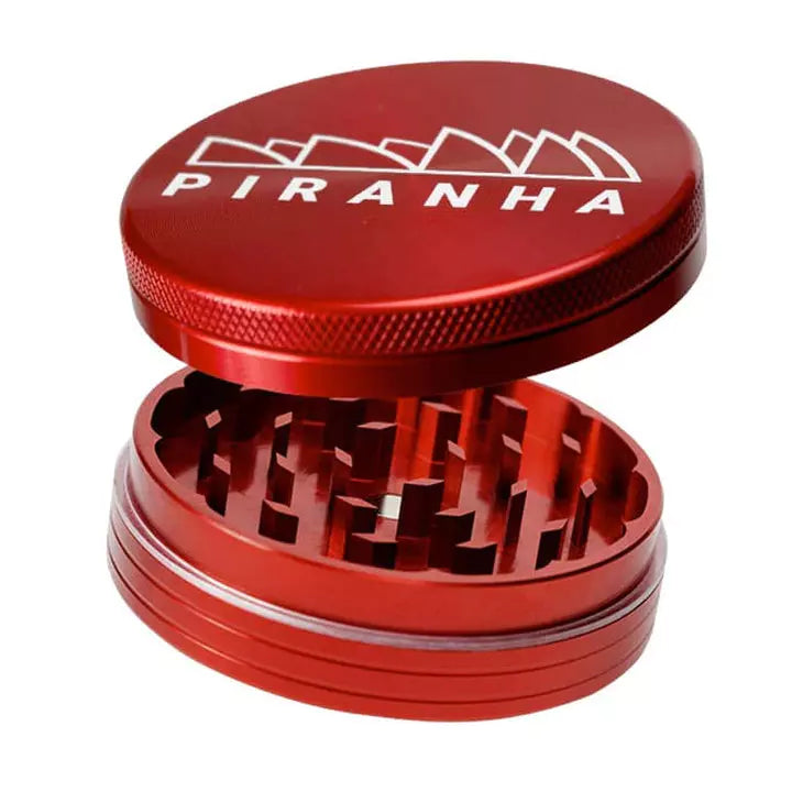 Piranha 2-Piece Grinder - Red