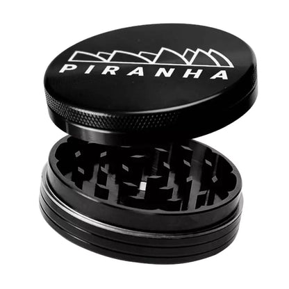 Piranha 2-Piece Grinder - Black