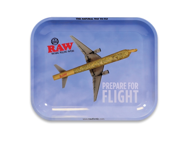 RAW "Prepare For Flight" Rolling Tray