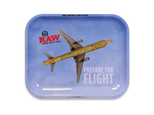 RAW "Prepare For Flight" Rolling Tray