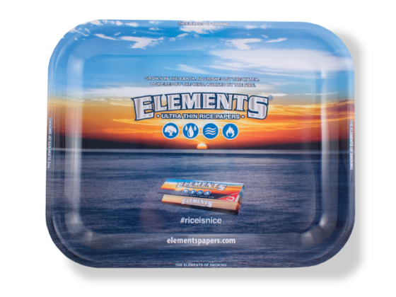 Elements Rolling Tray - Blue