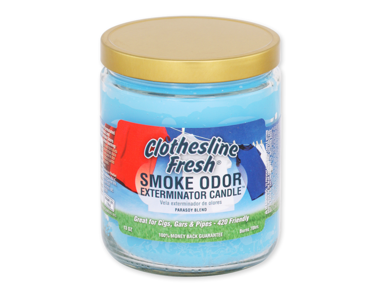 Smoke Odor Exterminating Candle - Clothesline Fresh