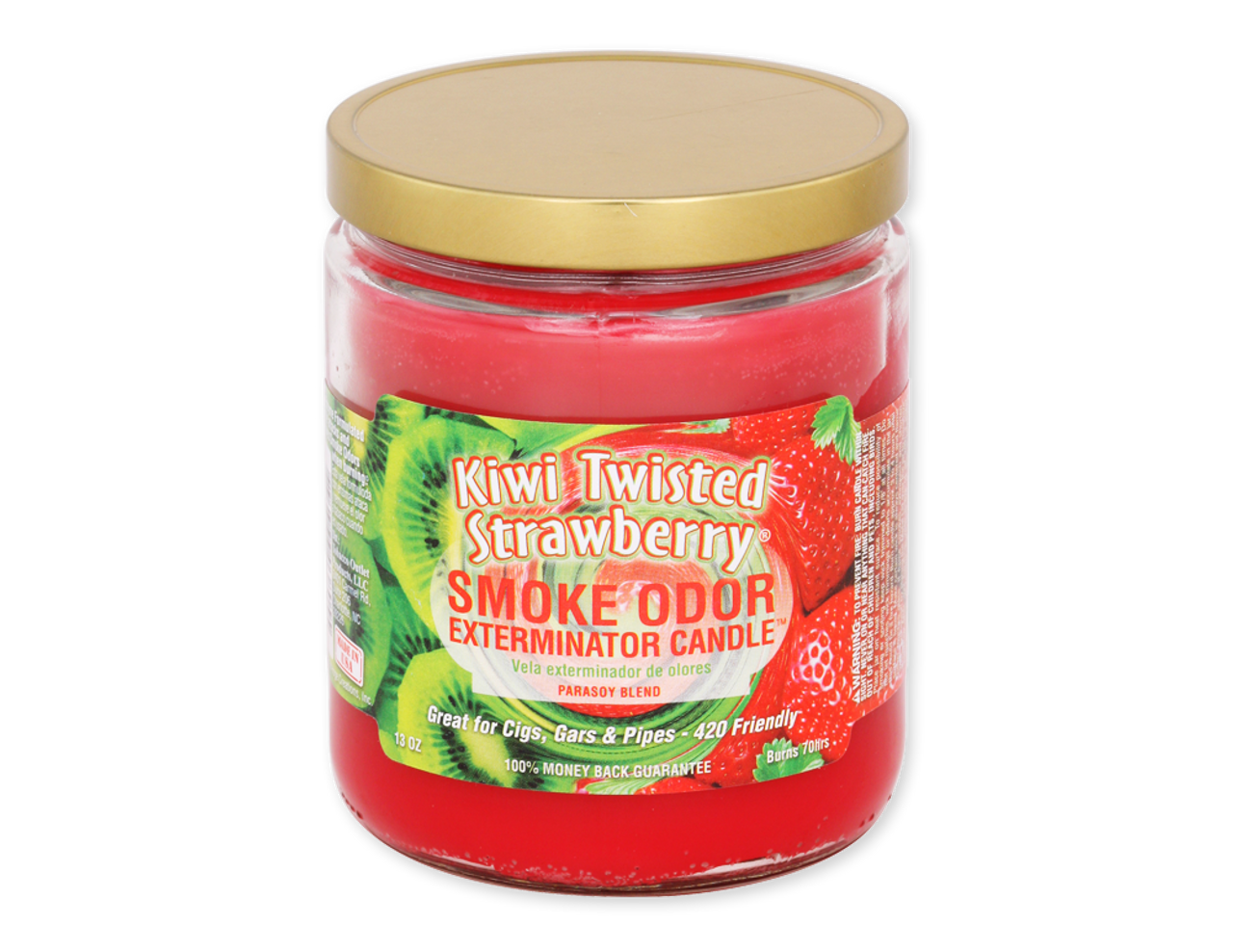 Smoke Odor Exterminating Candle - Kiwi Twisted Strawberry