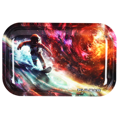 Pulsar Rolling Tray with Lid - Astro Surfer