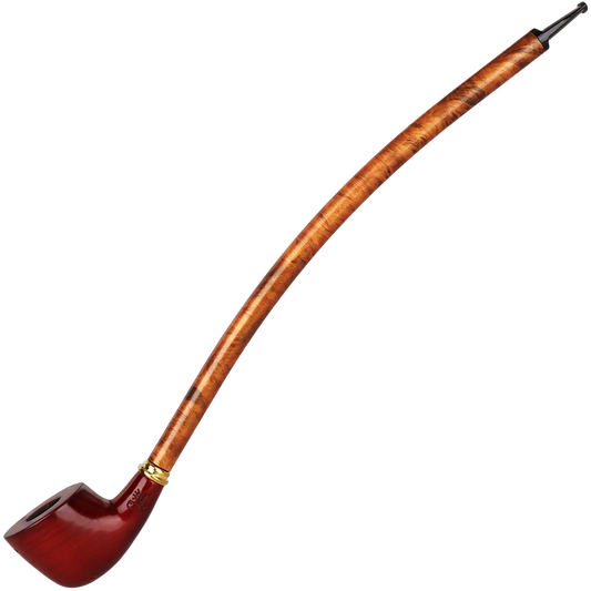 Pulsar Shire 15" Pipes Curved Pear Cherry Wood Pipe