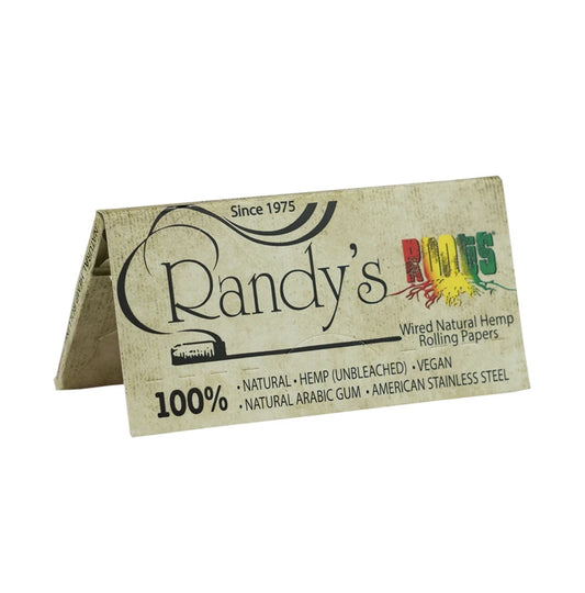 Randy's Roots Hemp Wired Rolling Papers - 1 1/4 Size