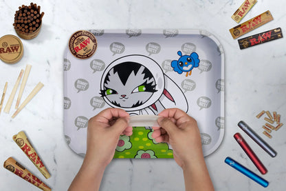 RAW "Limited Edition" Rolling Tray - Bunny Kitty