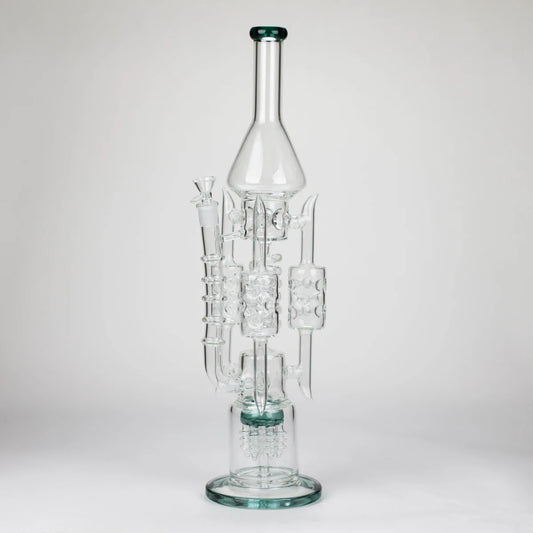 20" Tri-Tubed Recycler - Teal