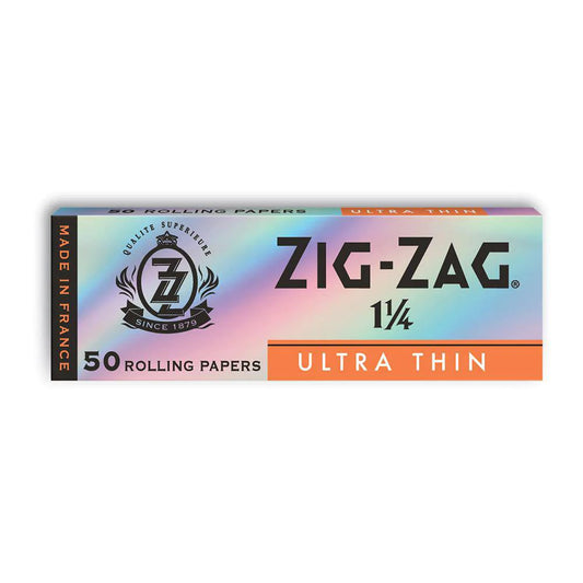 Zig-Zag Slow Burning Rolling Papers - Ultra Thin 1 1/4 Size