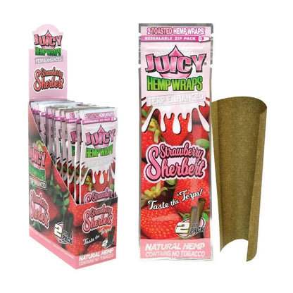 Juicy Hemp Wraps - Strawberry Sherbert