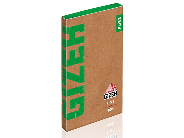 Gizeh Hemp Rolling Papers - Pure Fine Cut Corners