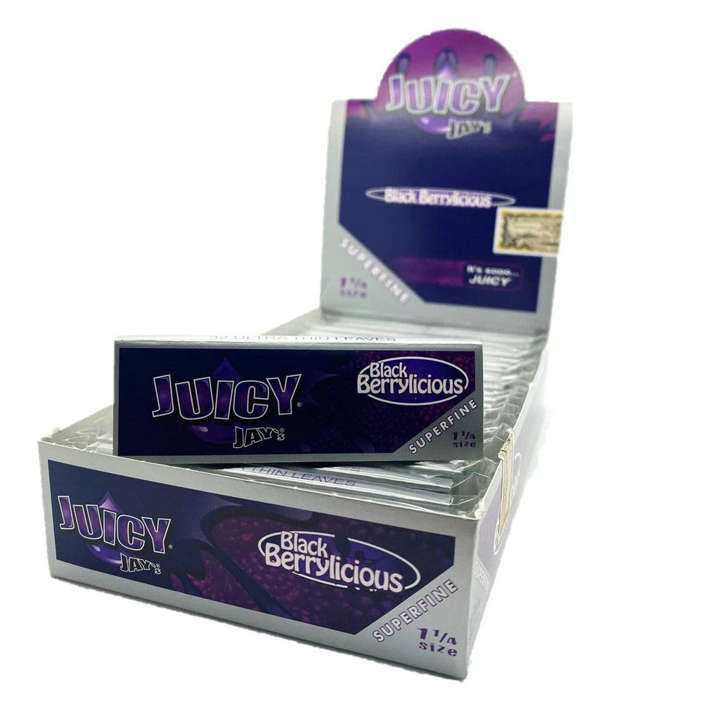 Juicy Jay's Superfine Flavored Papers - Black Berrylicious