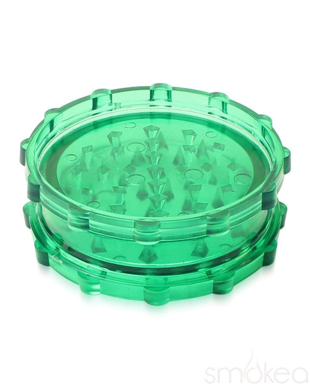 Plastic 2 Piece Grinder - Green