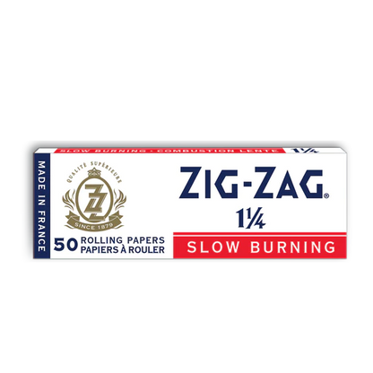 Zig-Zag White Slow Burning Rolling Papers - 1 1/4 Size