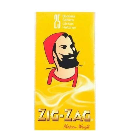 Zig-Zag Medium Weight Rolling Papers - Yellow Single Wide